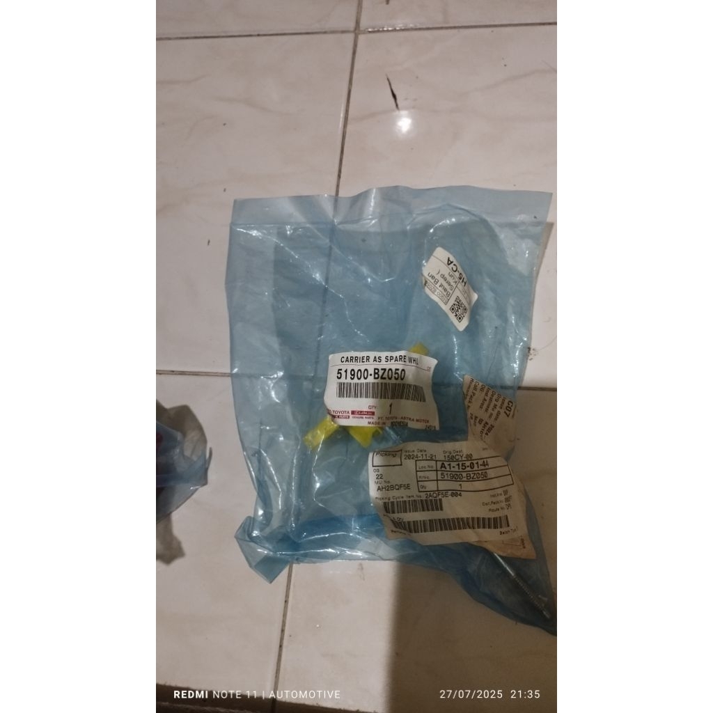 Baut Ban Serep Ayla Agya Original