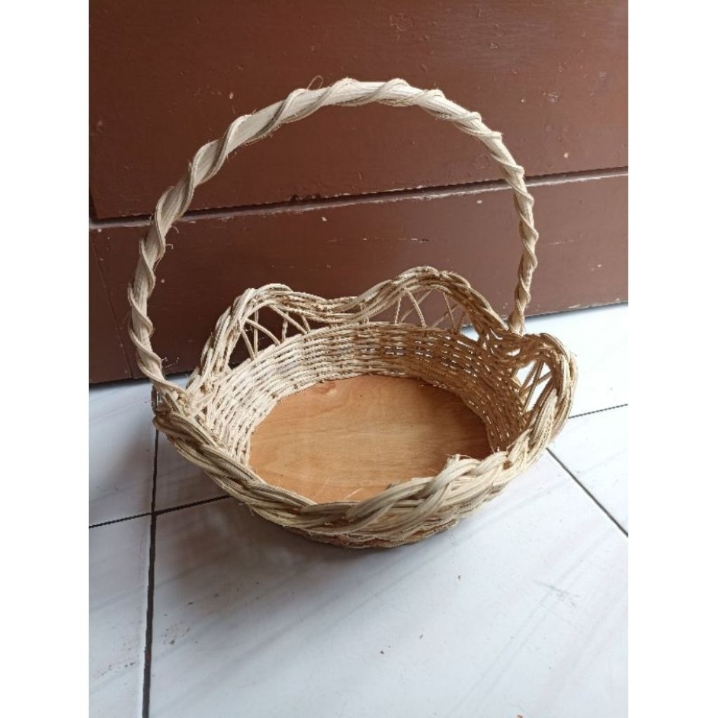 keranjang rotan / keranjang parsel buah hampers / keranjang bunga tabur