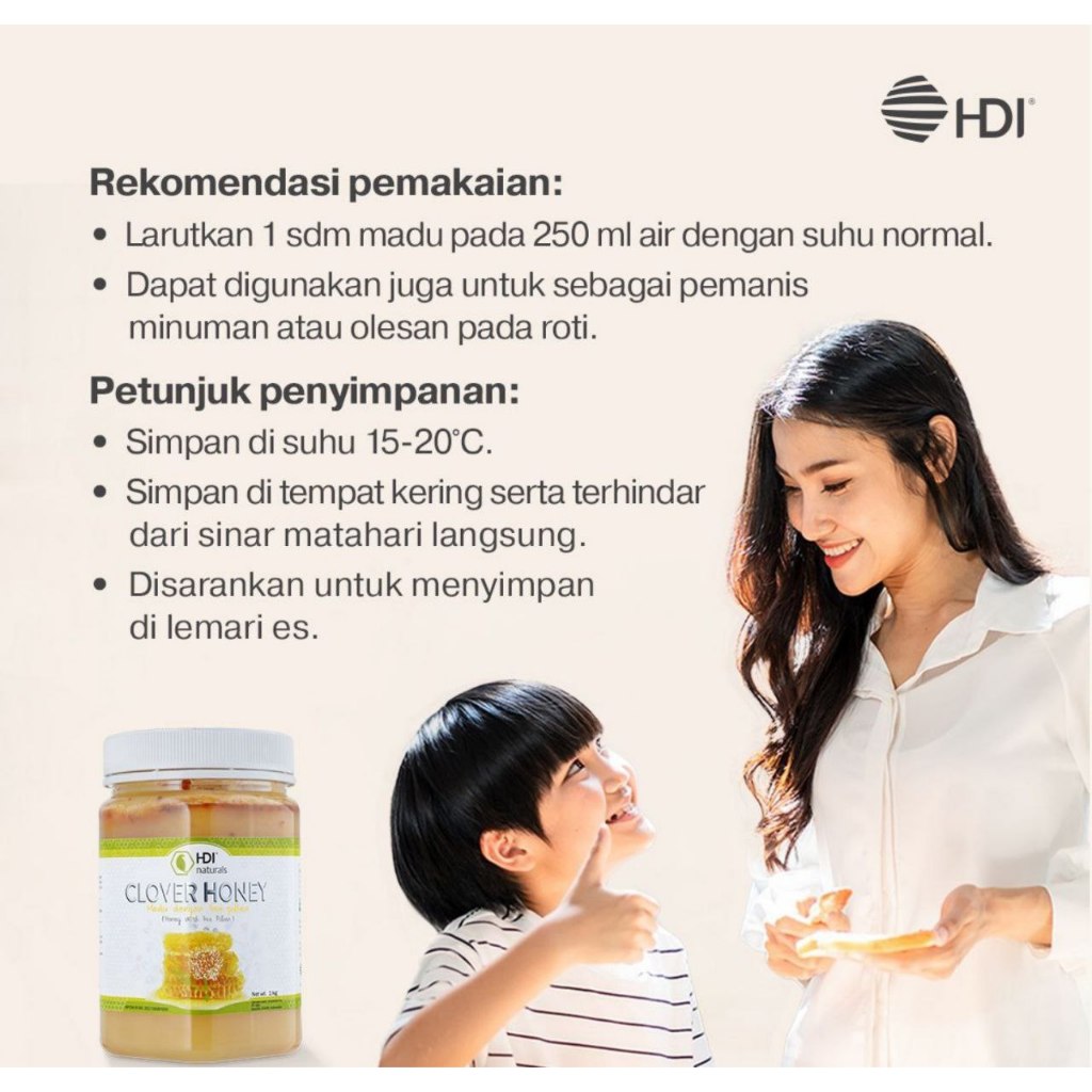 

Madu Clover Honey 250gr 500gr 1kg READY Exp 2028