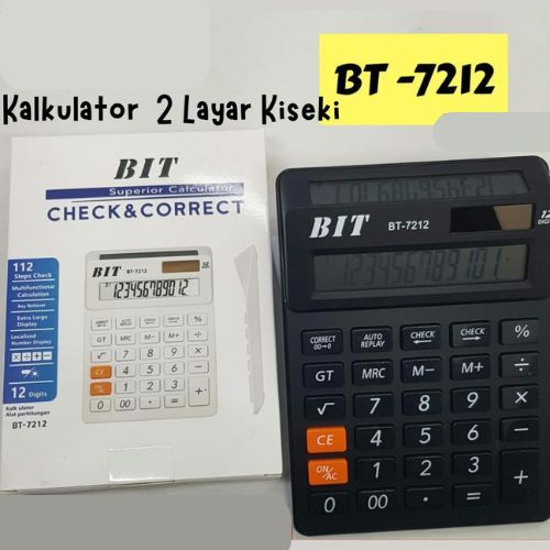 

Kalkulator 2 layar Kiseki BT-7212