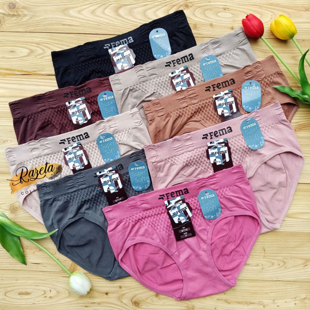 CD CELANA DALAM WANITA FEMA 8110 & 396A CD FEMA RAJUT FREE SIZE