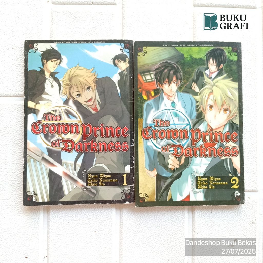 The Crown Prince of Darkness by Nyun Miyao - Komik Bekas Preloved Original Cabutan