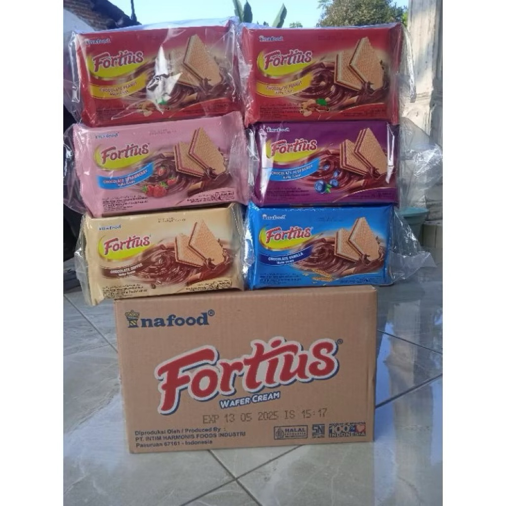 

1 Karton 30pcs Wafer FORTIUS 70gr exp 2027