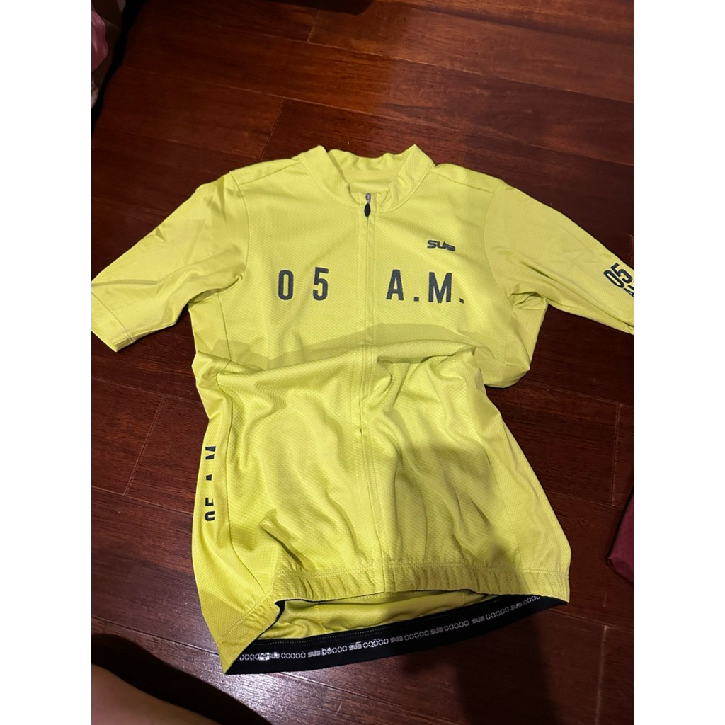 Jersey Roadbike Hijau Neon 5Am