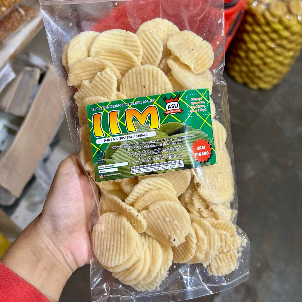 

IIM DAKAK-DAKAK | Kerupuk Arai Pinang | Original dan Bumbu Kuning