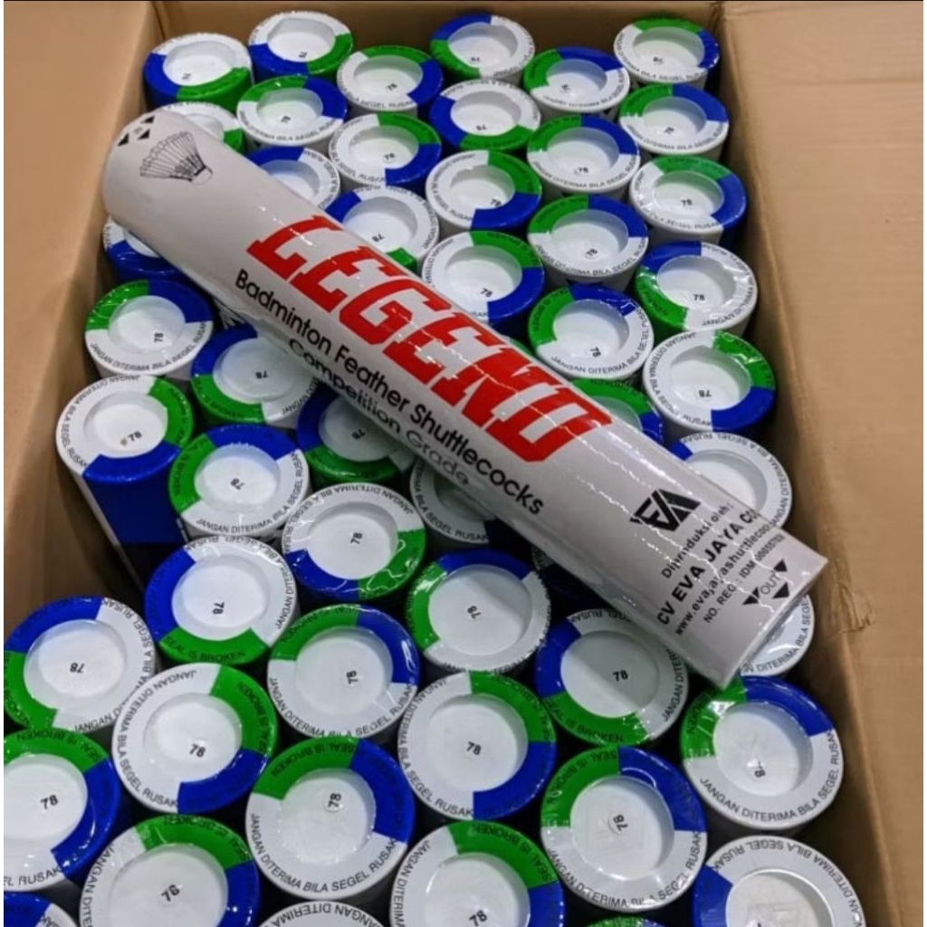 Shuttlecock EVA JAYA LEGEND (1 Slop) - Kok Bulutangkis -Kok Badminton Best Seller