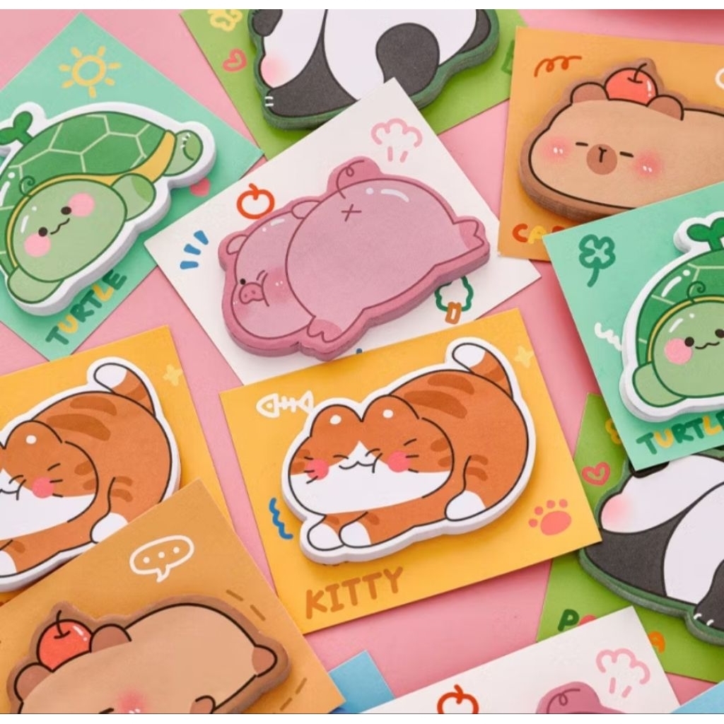 

STICKY NOTES BENTUK HEWAN LUCU VIRAL