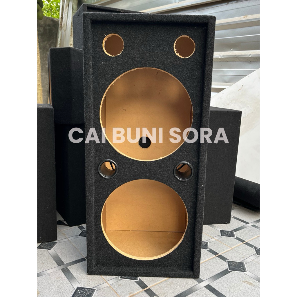 Box Speaker 12 Inch Double dengan Twitter Tweeter