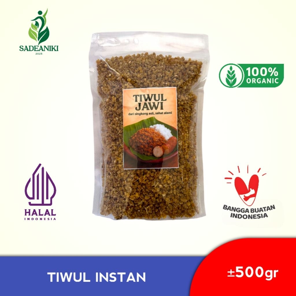 

Nasi Tiwul Instan Organik Sehat & Praktis 500 gr | Makanan Sehat Tradisional