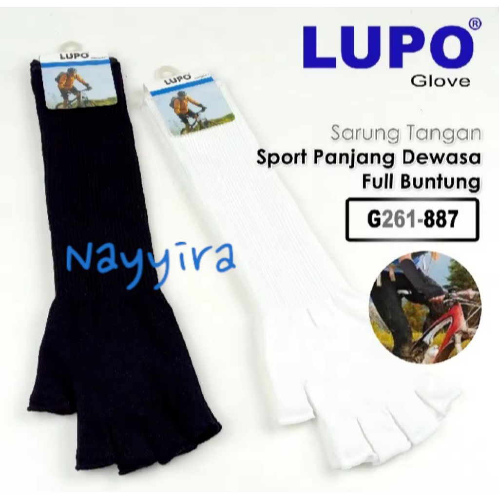 Manset tangan sepeda lima jari ( grosir)/Sarung tangan sport/sarung tangan lupo