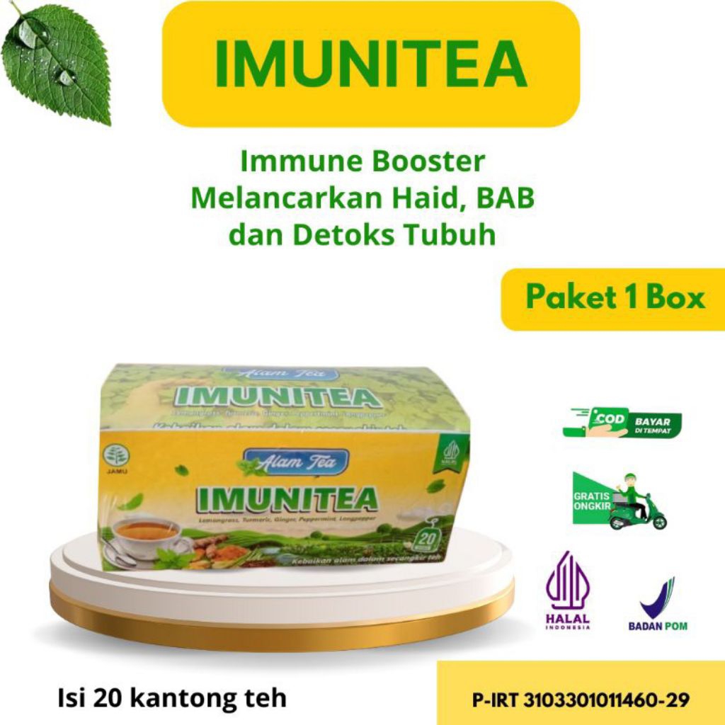 

Imunitea teh herbal daya tahan tubuh