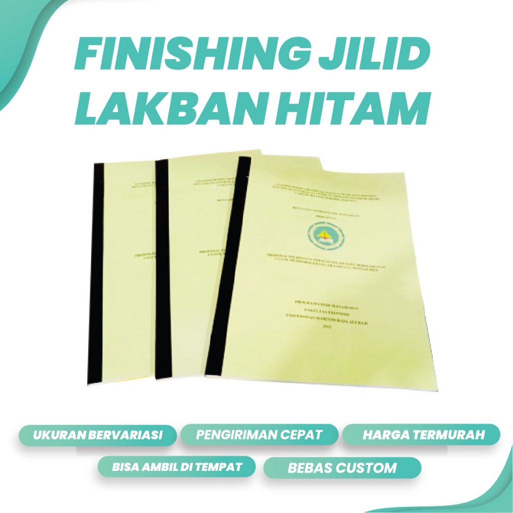 

Jasa Jilid Lakban Depan Mika Buffallo Belakang / Jilid Mika Lakban