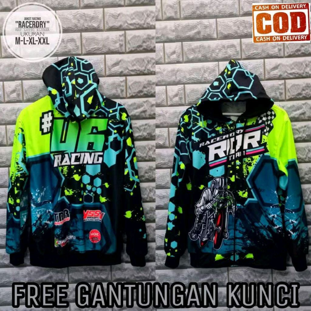 Jaket Racing Original Racerdry Unisex Jaket Balap Jaket Racing 2 Stroke