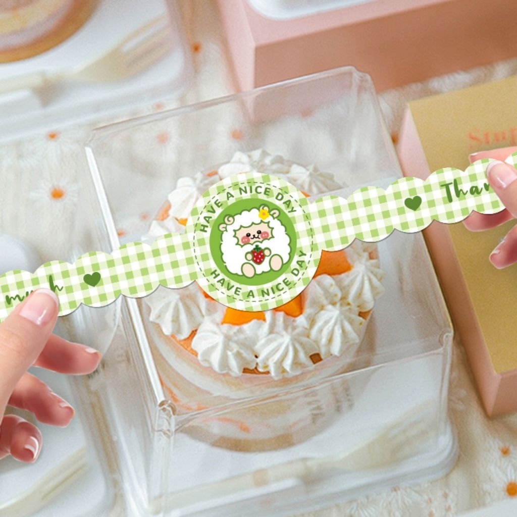 

stiker thank you 50 pcs stiker terima kasih / stiker label box stiker estetik