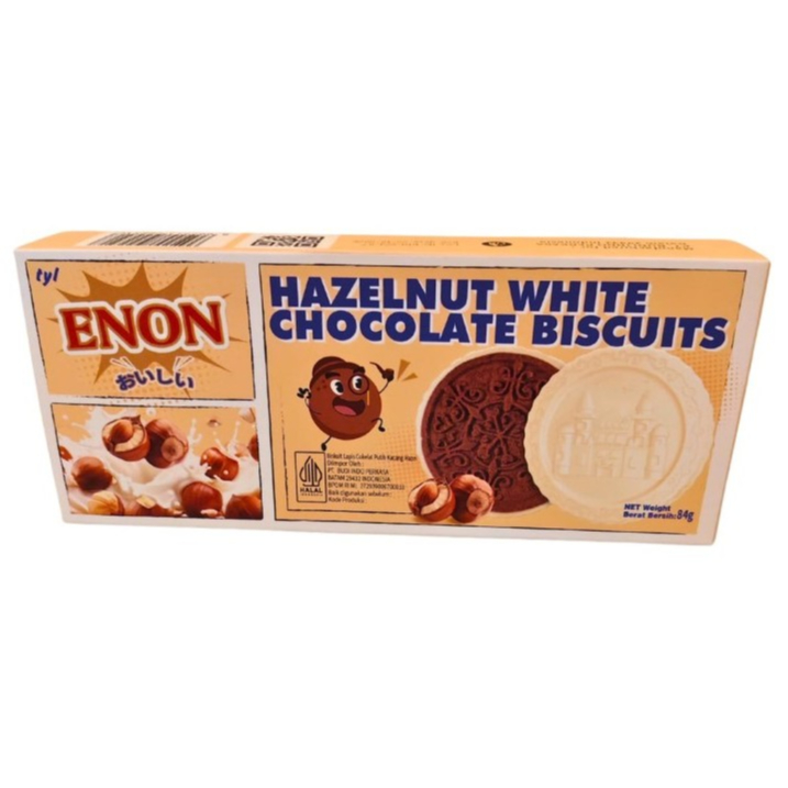 

ENON HAZELNUT WHITE CHOCOLATE BISCUITS KTK 84 GR 8997241922517