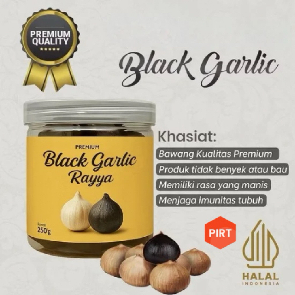 

Rayya Black Garlic Solo Bawang Hitam Lanang Tunggal Premium