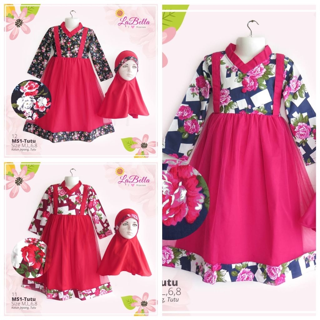 [ AMBAR ] Gamis Ambar by Labella gamis cantik Labella toko pusat baju anak cantik baju bagus Samarin