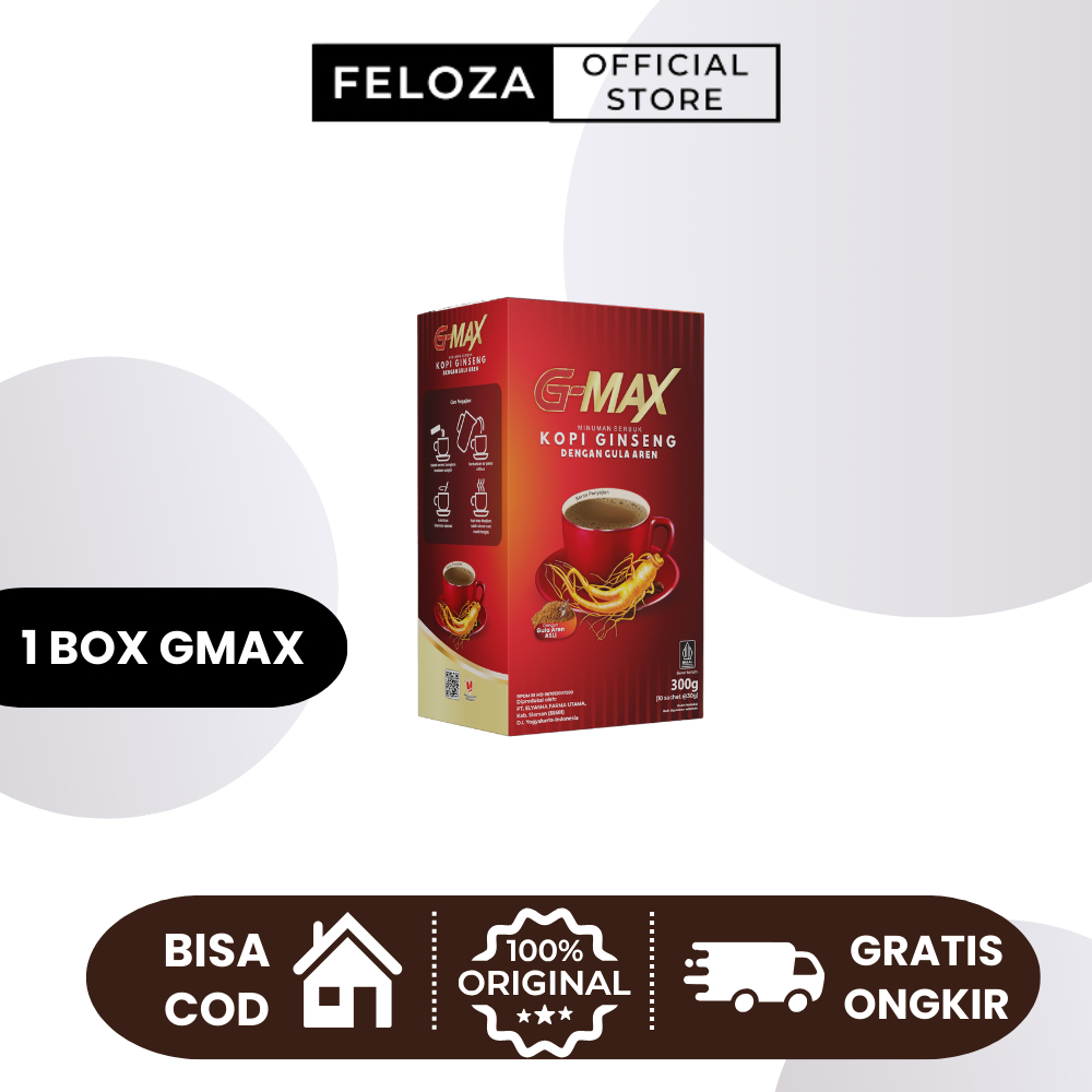

GMAX MINUMAN KOPI INTSAN EXTRA GINGSENG UNTUK PRIA 1 BOX 10 SACHET SUDAH BPOM