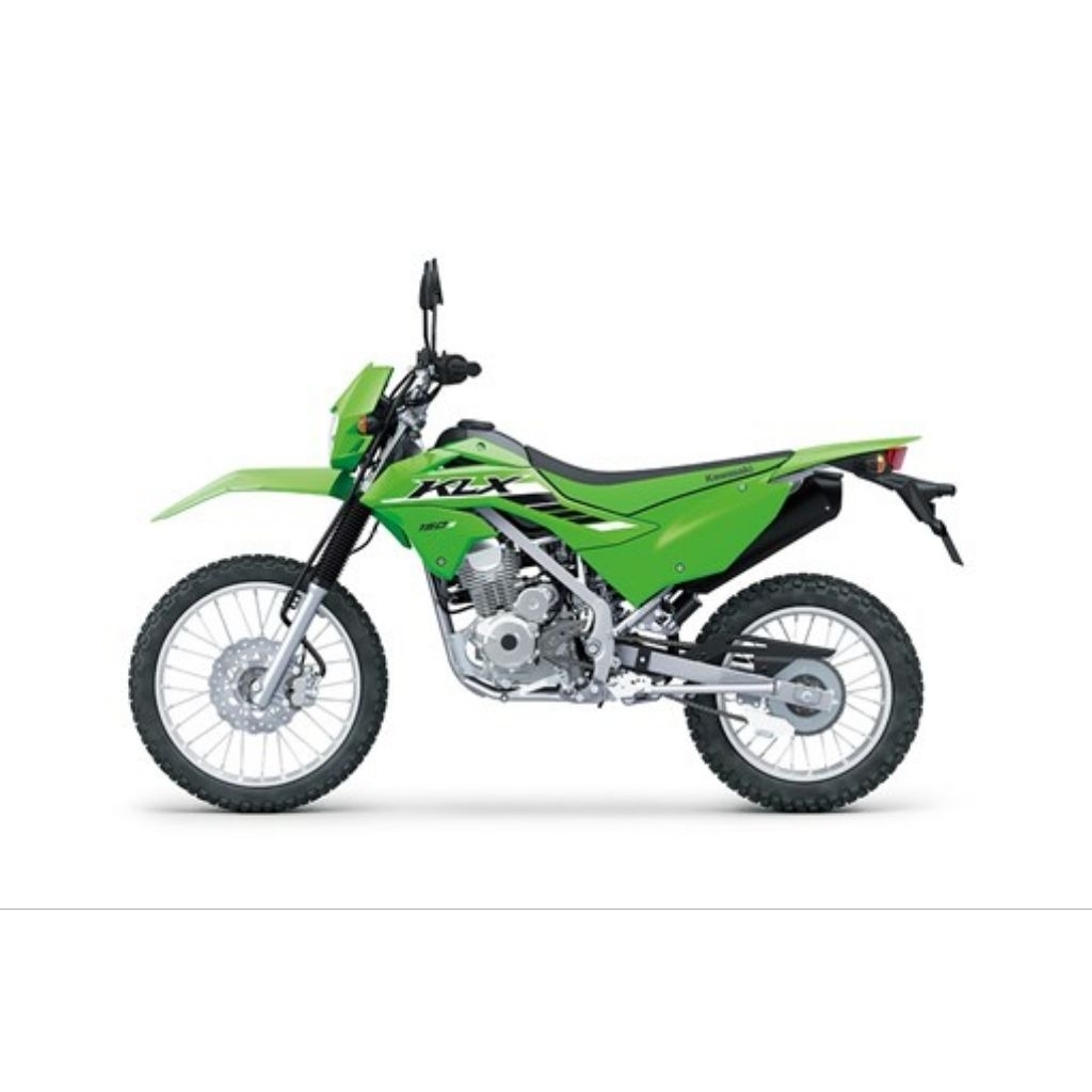 Full body set KLX 150S 2025 hijau list/stiker original Kawasaki