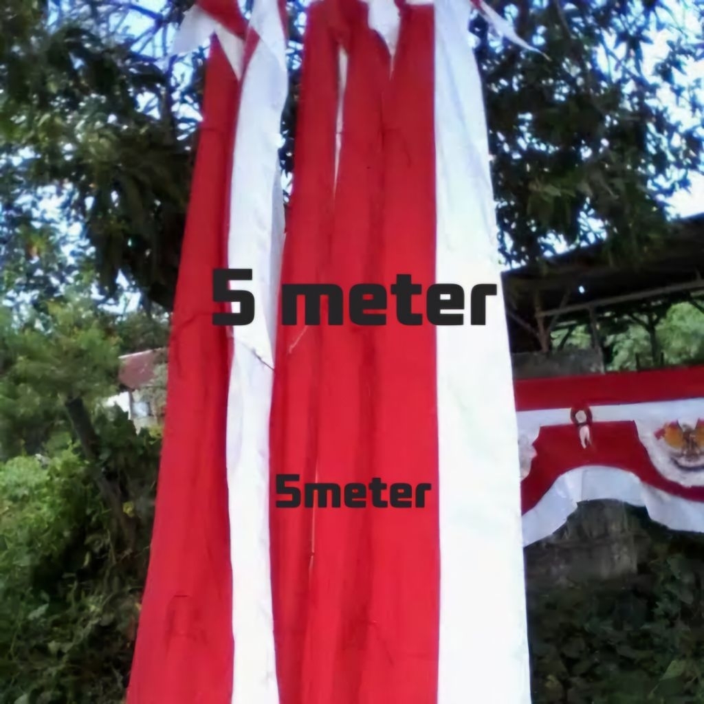 UMBUL 17 AGUSTUS PREMIUM KAIN TETERON PANJANG 4,5M LEBAR 65CM