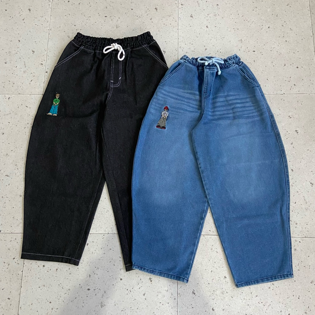 CELANA DENIM BAGGY BALON 13.5 oz | DENIM BALON PANTS