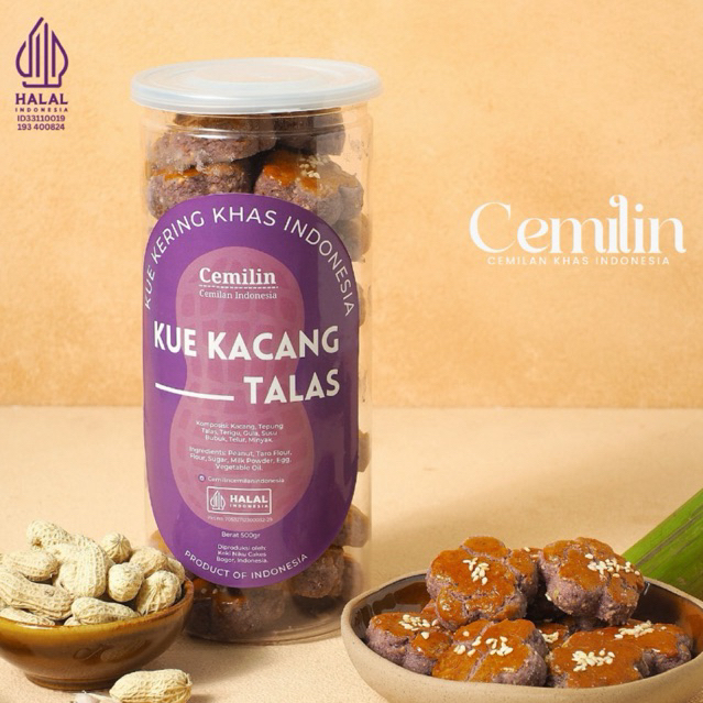 KUE KACANG TALAS OLEH-OLEH BOGOR INDONESIA