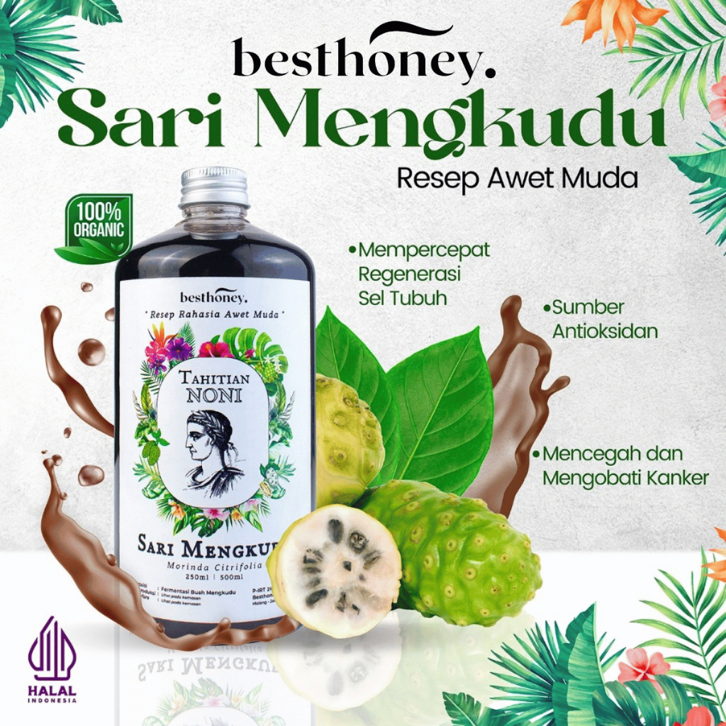 

Best Honey Sari Mengkudu Original Pace Asli Noni Alami 500 ML