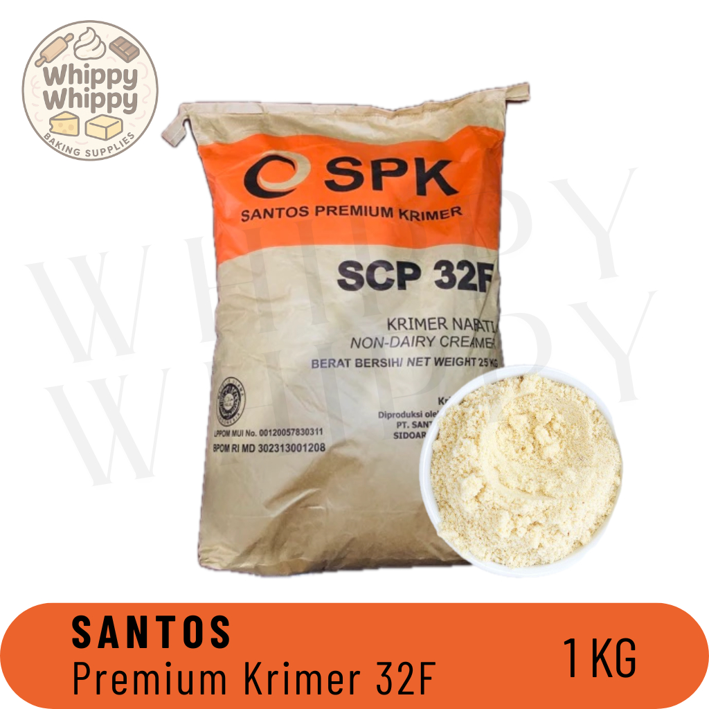 

Santos Premium Krimer 32F (1KG) / Creamer Non Dairy / Krimer Bubuk / Santos 32 F 1 KG