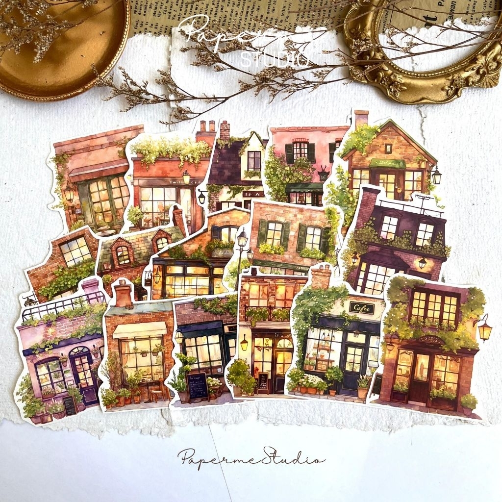 

CUT STICKER - sticker shop cafe cute aestehtic dekorasi hias journal planner by Papermestudio