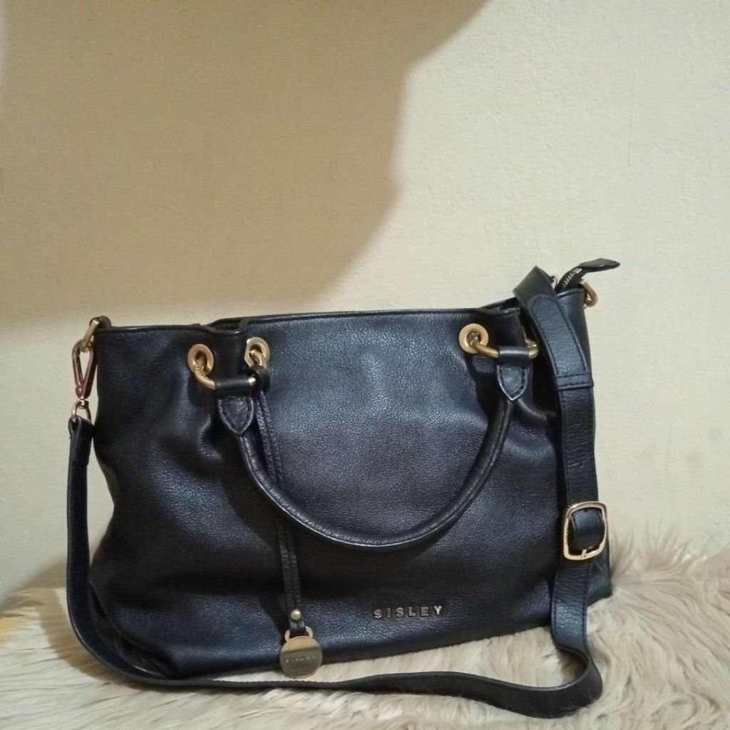 Tas tote SISLEY kulit asli