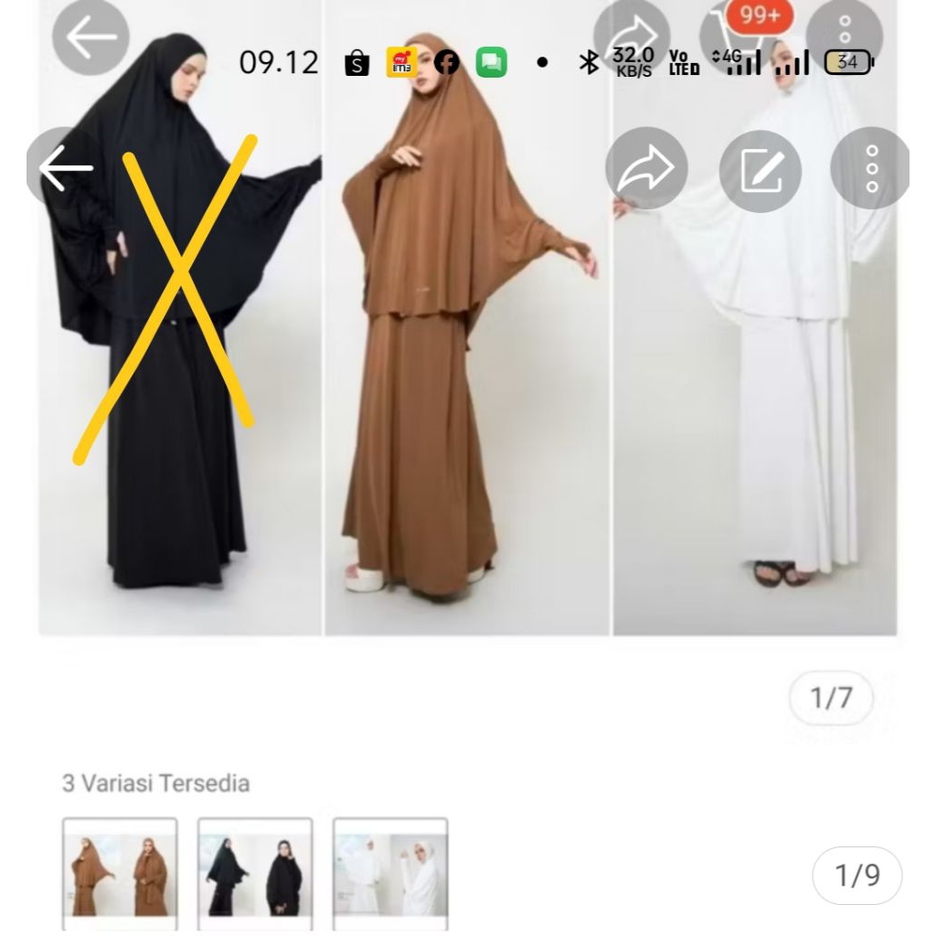 MANDJHA BERGO IVAN GUNAWAN FASHION ALULA BROWN,PRODUKSI WHITE,MUKENA,VIOLA,SHEILA,JASMINE,RUBY,RAFA,