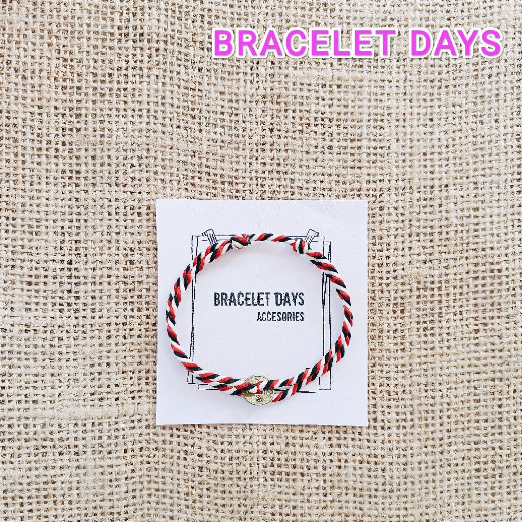 Gelang Tridatu Pusar Air Coin / Tridatu Koin China / Gelang Tridatu Couple Koin Premium