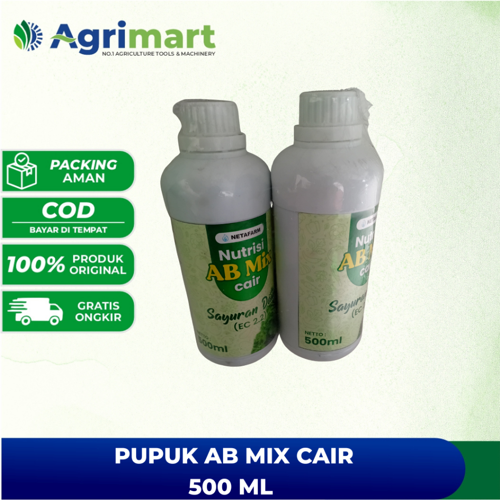 AGRIMART-Pupuk AB Mix Cair Sayuran Daun / Pupuk Hidroponik AB Mix Sayuran Daun