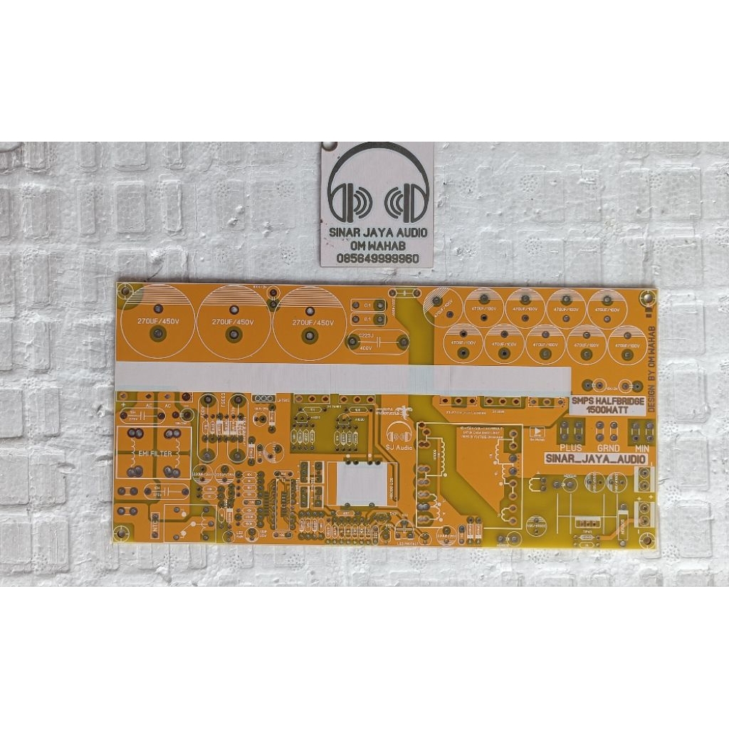 pcb smps HB ic 1500watt ready kuning revisi foto 2