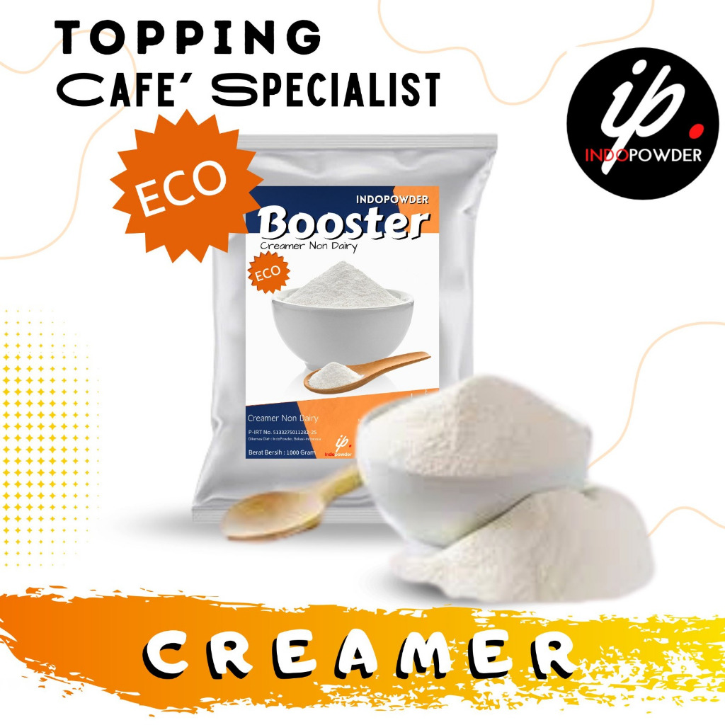 

Indopowder - Bubuk CREAMER ECO 1Kg Untuk Campuran Minuman Cafe, Waralaba dan Usaha Kekinian