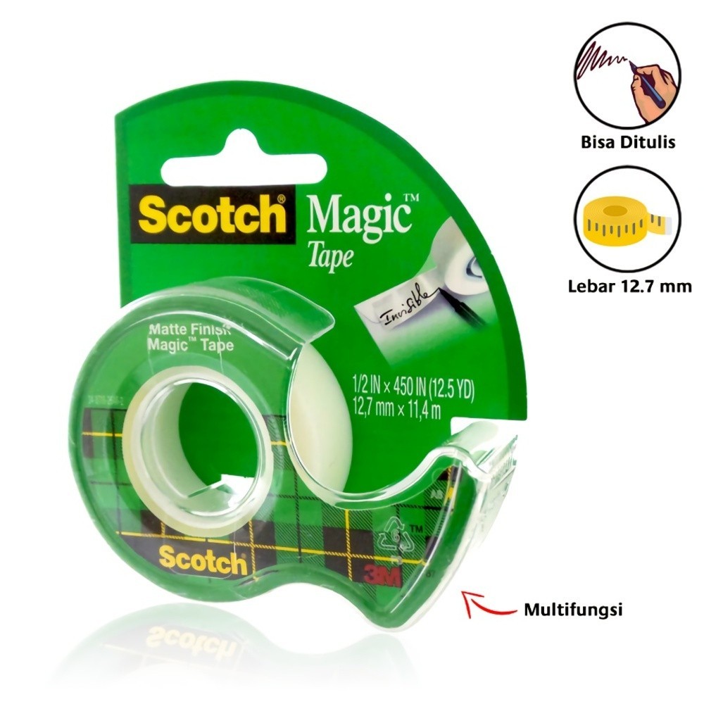 

3M SCOTCH MAGIC 1/2INX450 IN CAT 104