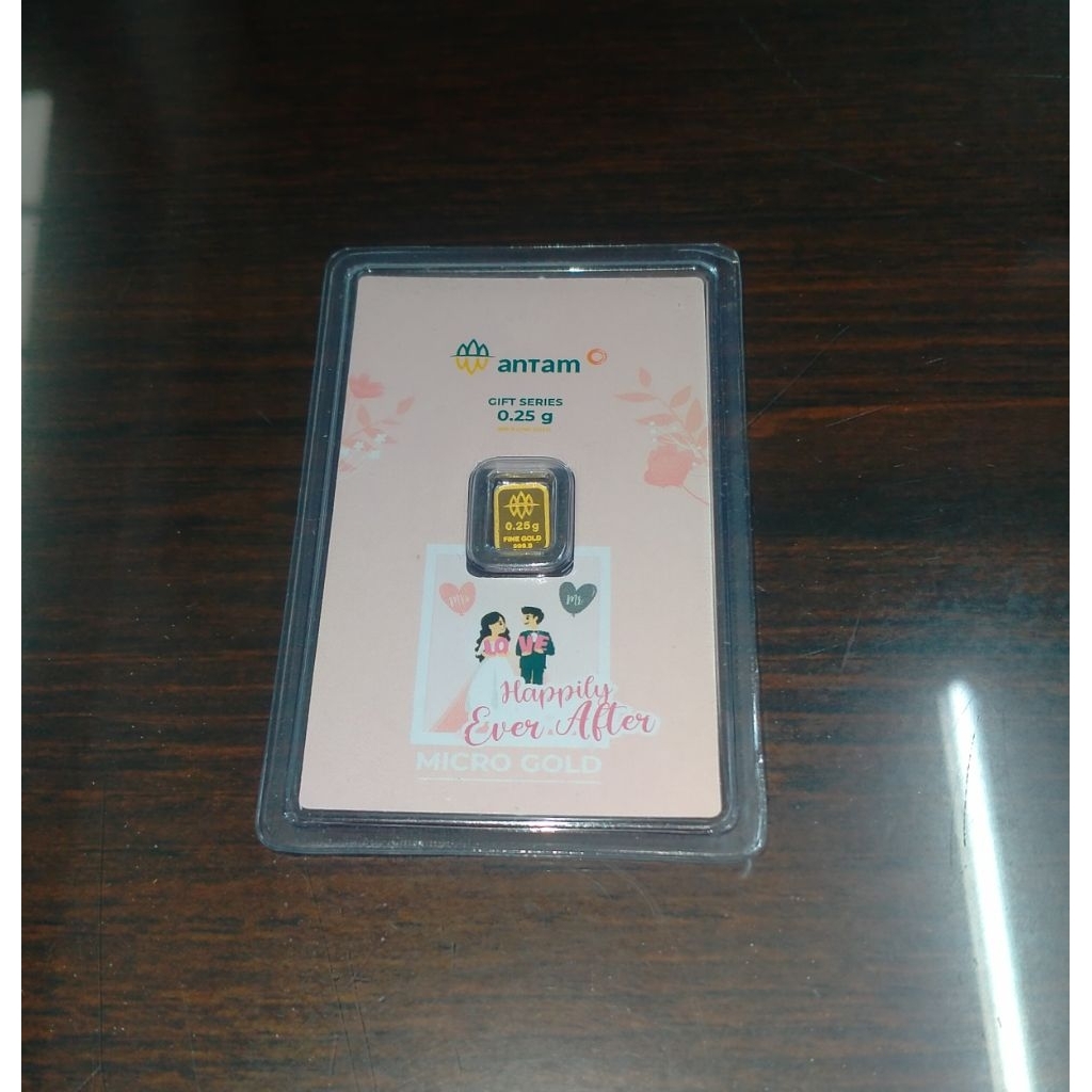 LM Antam 24K Hartadinata 0,25gr Happily ever after