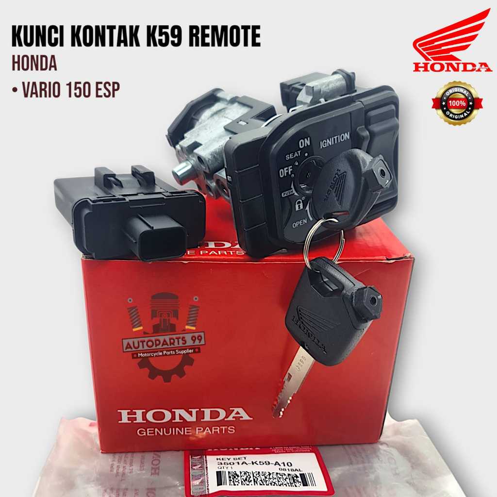 Kunci Kontak Honda Vario 150 LED ESP Original Keyset Vario 150 LED ESP Kunci Kontak K59 Remote