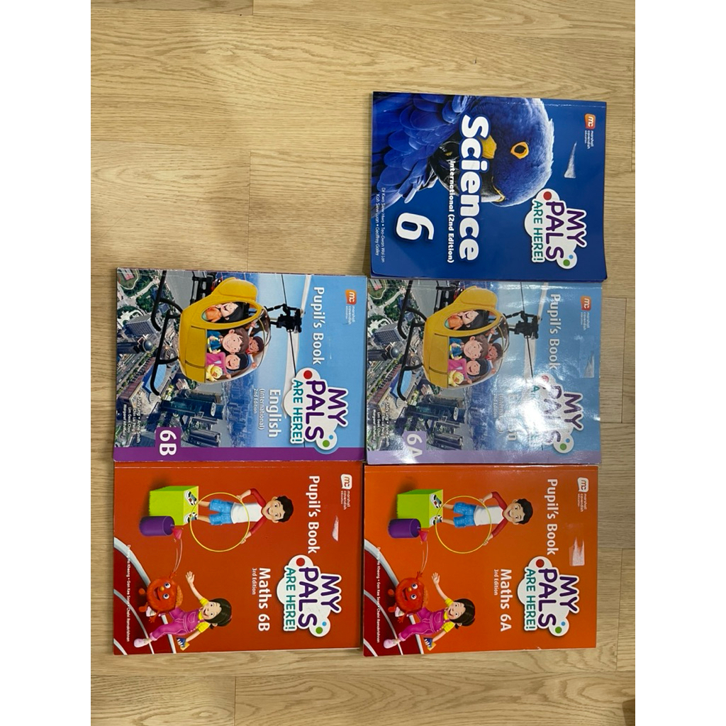 BUKU CETAK ASLI My Pals Are Here 6A & 6B - Pupil’s book Science English Math