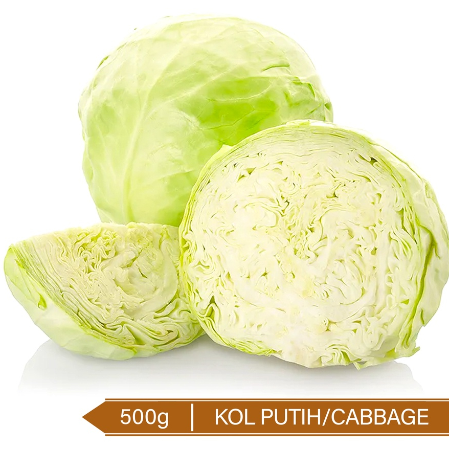 

Kol Putih Organik 500g / Organic Cabbage 500g