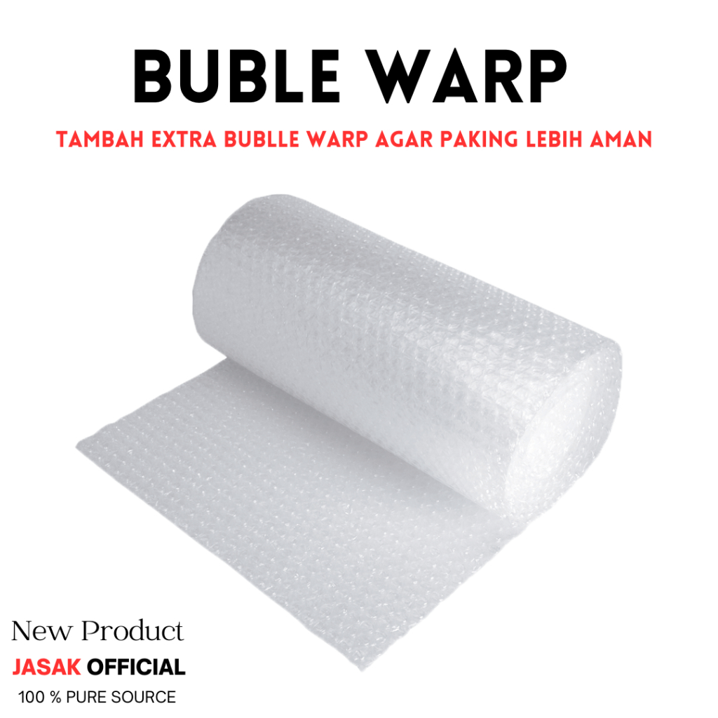 

TAMBAH EXTRA BUBBLE WRAP AGAR PAKET LEBIH AMAN (TIDAK DIJUAL TERPISAH)