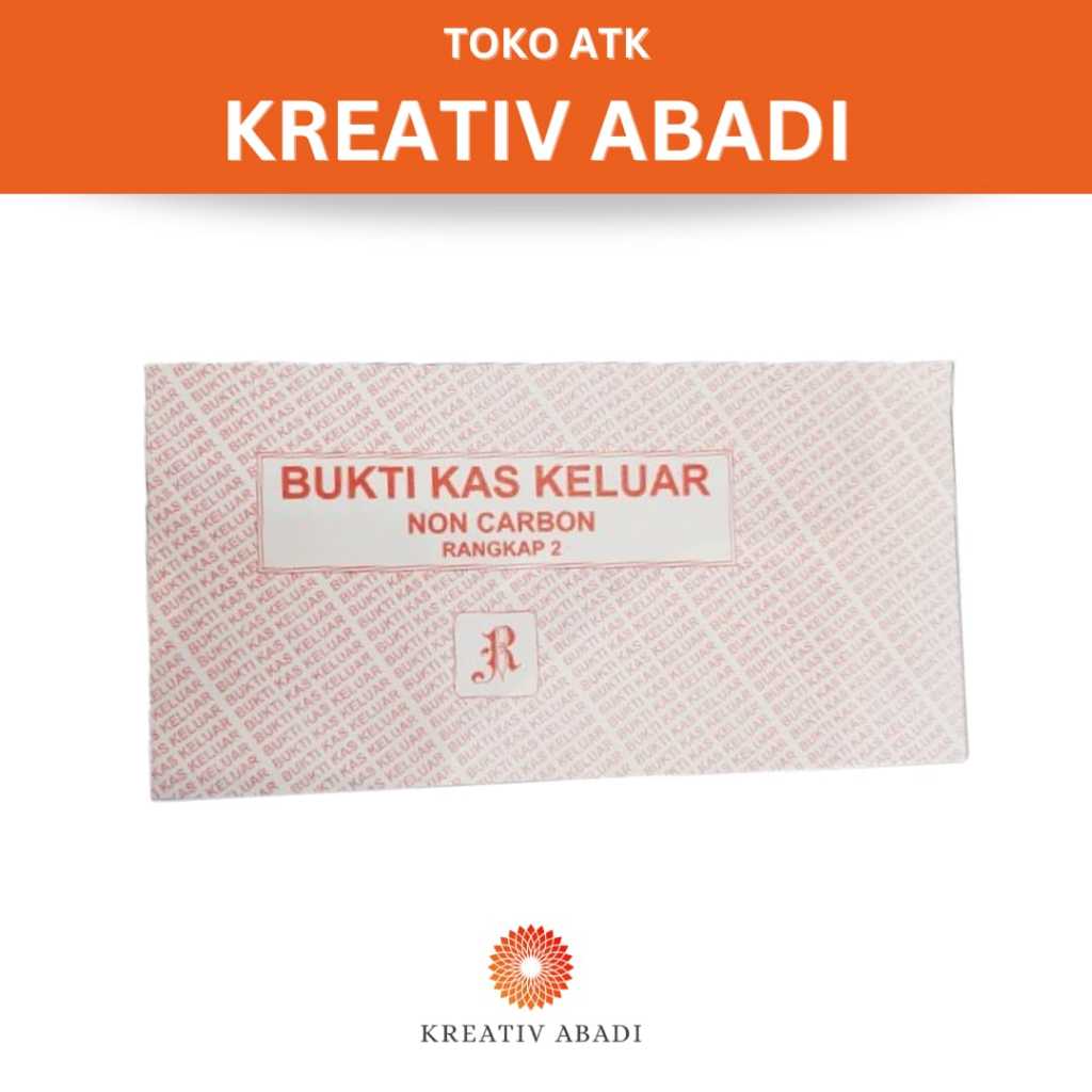 

Buku Bukti Kas Keluar Rangkap 2 NCR