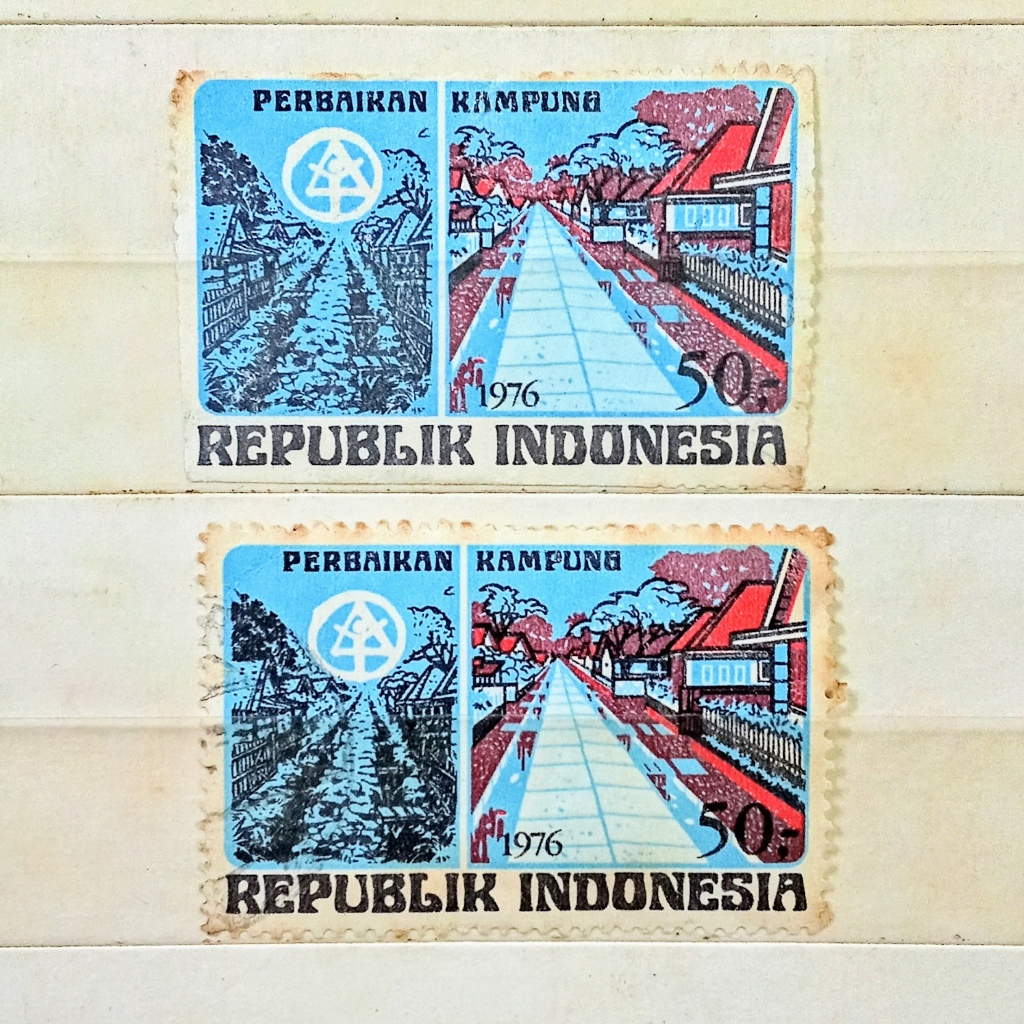 

Prangko Koleksi FIlateli Indonesia 1976 Perbaikan Kampung