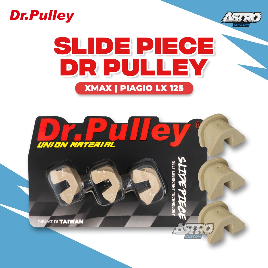 Dr Pulley Slide Piece XMAX PIAGIO LX 125 Karet Rumah Roller Pulley Slider CVT Roler