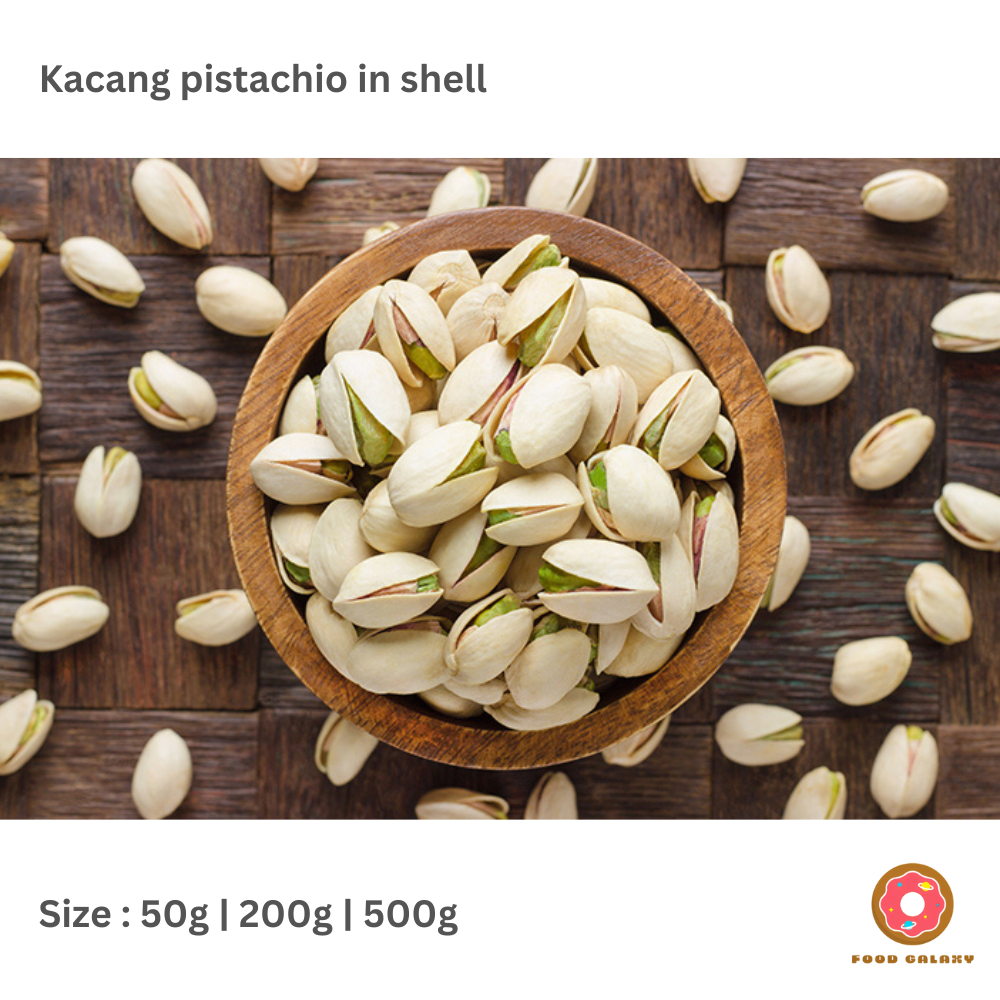 

Kacang Fustuk Pistachio Pistachios Kacang Ketawa Repack / Kacang Pistachio Oleh Oleh Haji Umroh 50g | 200g | 500g