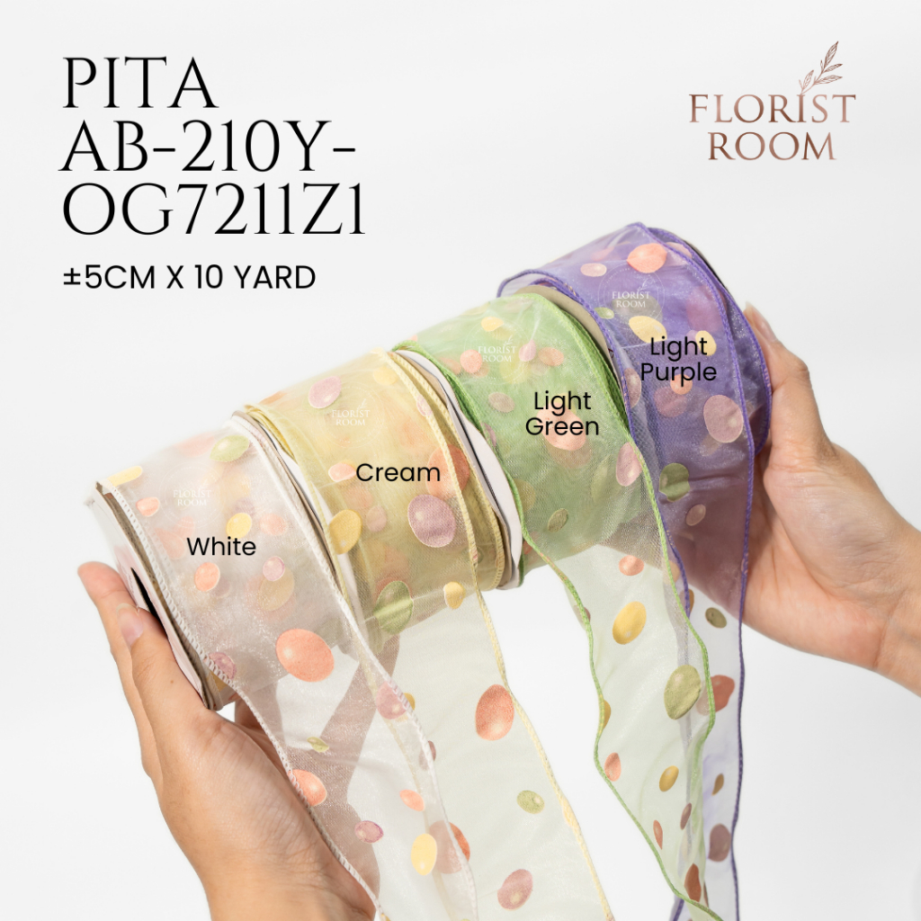

Pita AB-210Y-OG7211Z1 - Ribbon - Motif - Polkadot - Hiasan