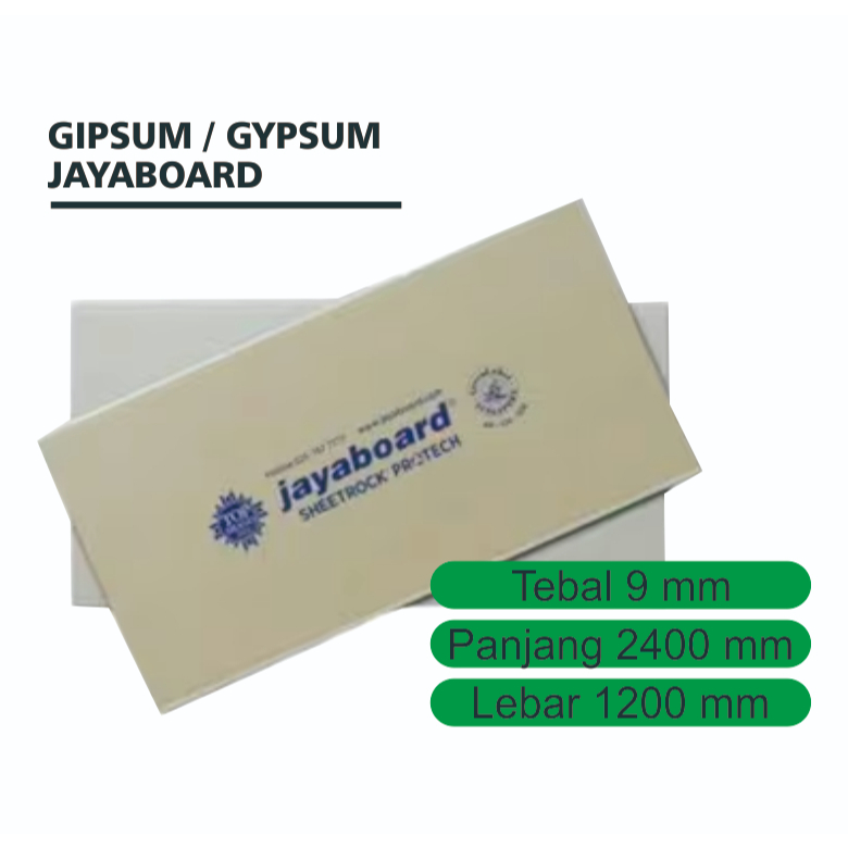 Gypsum Jaya Board / Gipsum Jaya Board 9mm