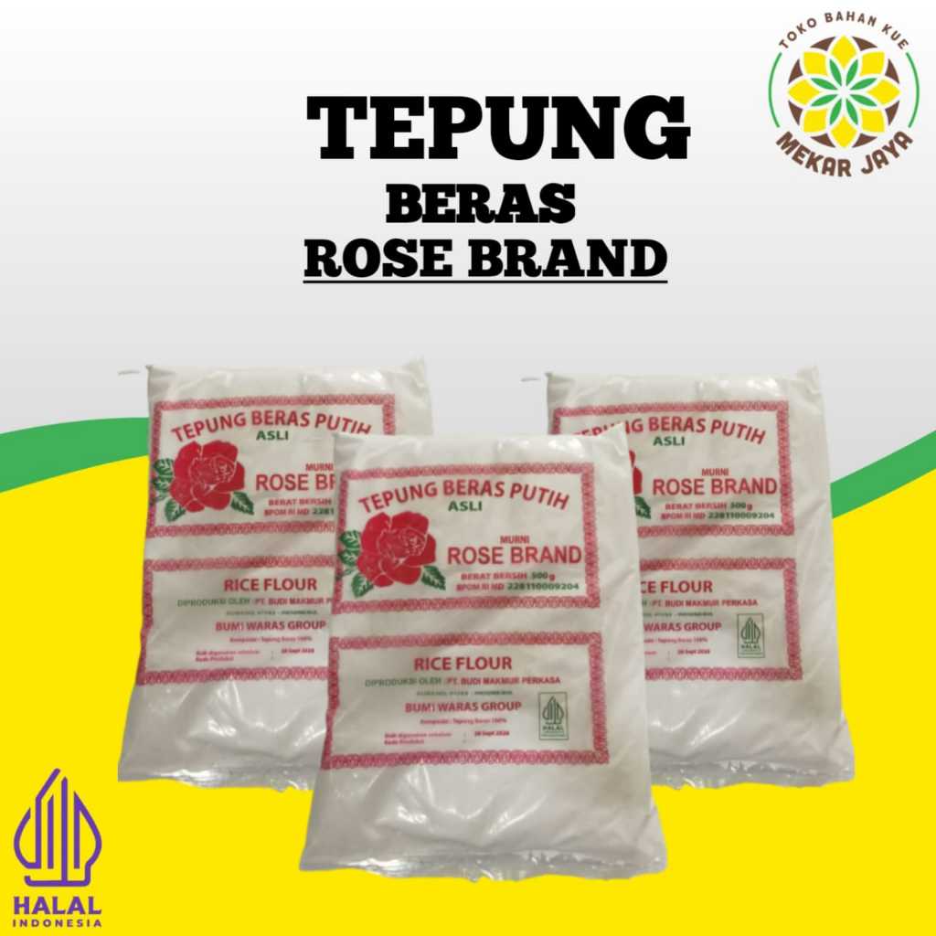 

Rose Brand Tepung Beras 500gr