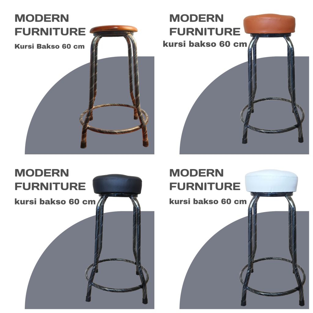 Kursi Bakso 60 cm bahan besi dan busa/kayu,bangku kafe,bangku bar,kursi santai,kursi plastik,bangku 