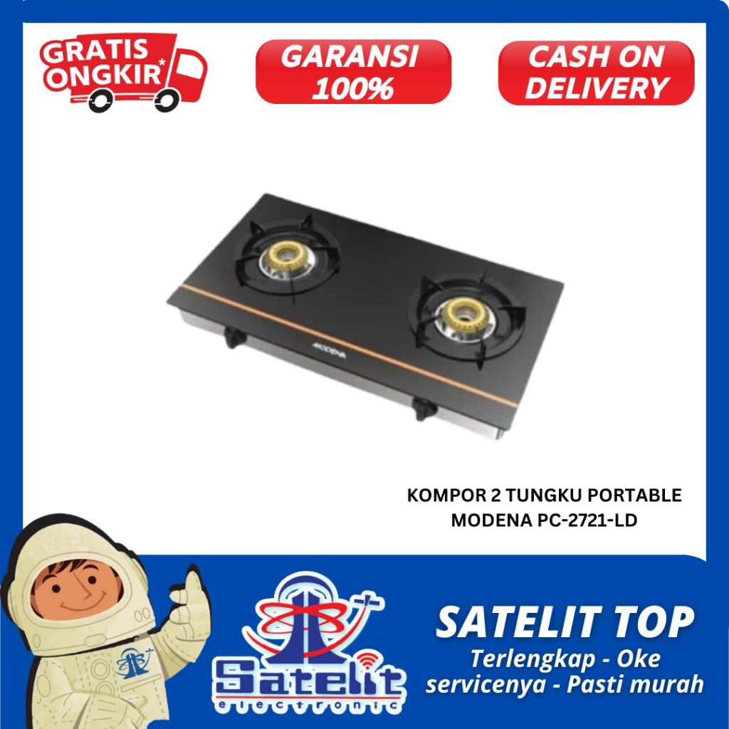 KOMPOR 2 TUNGKU PORTABLE MODENA PC-2721-LD